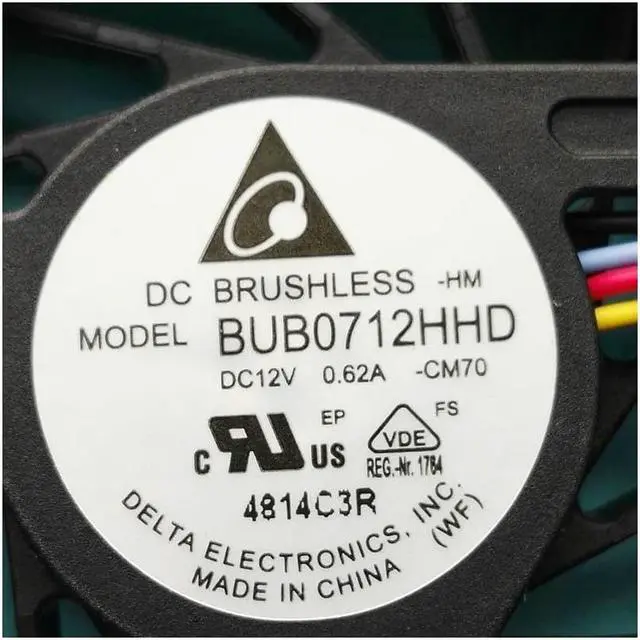 Alt view image 2 of 3 - New Original CPU fan for Asus ET2221A All-in One PC cooling fan cooler BUB0712HHD CM70 BUB0712HHD-CM70 DC12V 0.62A