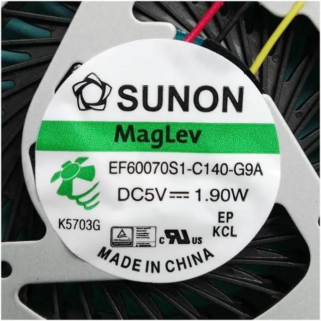 Alt view image 2 of 3 - NEW FAN FOR HP 15-G 15-R000 15-R100 15-G029WM 240G3 250 G3 246 G3 14-G 14-S cooling fan cooler 753894-001 EF60070S1-C140-G9A