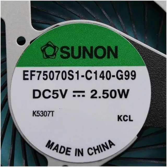 Alt view image 2 of 3 - New and Original CPU fan for SUNON EF75070S1-C140-G99 laptop CPU cooling fan cooler
