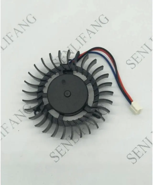 Alt view image 2 of 2 - Original graphics card cooling fan PL50S12H-3 DC12V 0.27A PL50S12M-3 0.24A Pitch 39MM Diameter 55MM