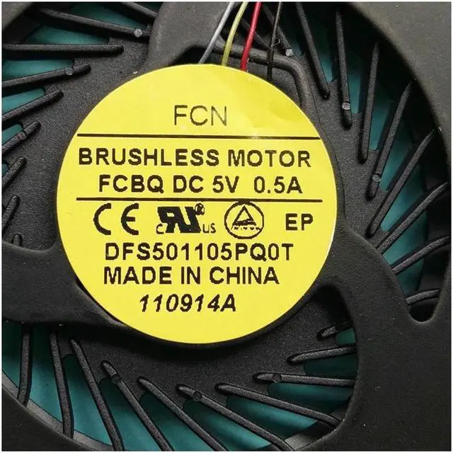 Alt view image 2 of 3 - New Original CPU cooling fan for GIGABYTE Razer Blade 14\