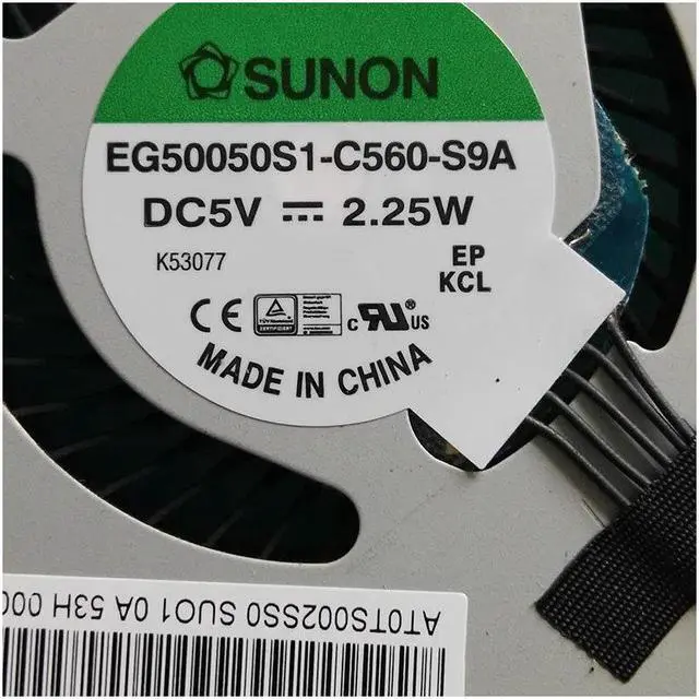 Alt view image 2 of 3 - New Original radiator FOR Lenovo ThinkPad E550 E550C E555 CPU cooling fan cooler heatsink FRU 00HT551 EG50050S1-C560-S9A