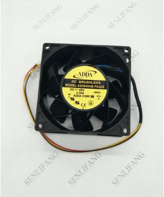 Main image of 9CM 48V 0.25A 9238 9038 AD0948HB-F93DS Converter Server cooling Fan 4400RPM 100CFM
