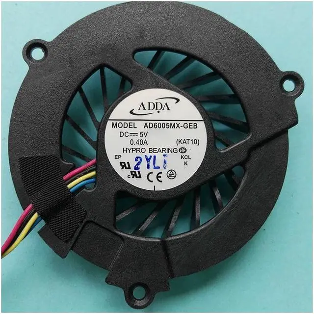 Alt view image 2 of 5 - NEW ORIGINAL CPU FAN FOR HP EliteBook 2540 2540P CPU Cooling Fan COOLER KSB0505HB-9F2C AD6005MX-GEB KAT10