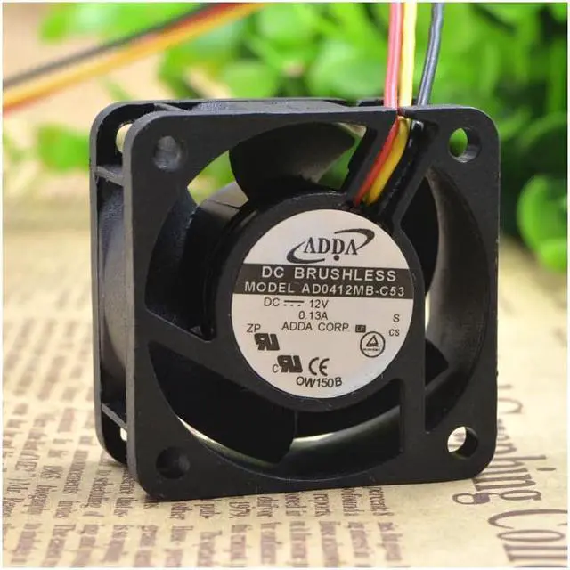 Alt view image 3 of 5 - AD0412MB-C53 4020 12v 4CM Power Supply Fan Inverter Fan