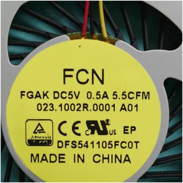 Alt view image 2 of 3 - NEW ORIGINAL CPU FAN FOR DELL 14-3458 14-3459 3458 3459 CPU COOLING FAN COOLER DFS541108FC0T FGAK 023.1002R.0001