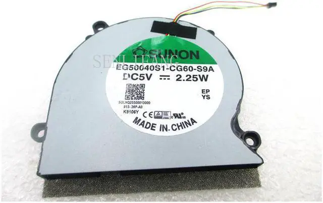 Main image of for HUAWEI Matebook 13 CPU COOLING FAN EG50040S1-CG60-S9A SOLHQ23300013000 PMB12E0AIB1-A B2846.F.GN 13.5V