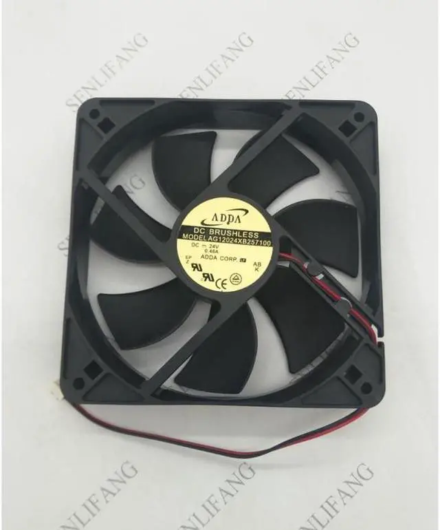 Main image of for ADDA 12CM 12025 AG12024XB257100 Industrial Fan 24V 0.46A Cooling Fan