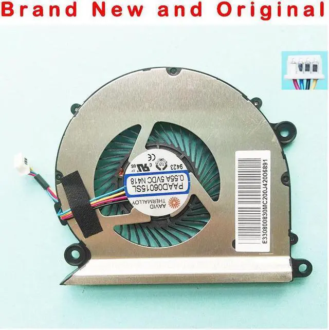 Main image of NEW ORIGINAL COOLING FAN COOLER FOR AAVID THERMALLOY PAAD06015SL 0.55A 5VDC N418 4PIN E33080830MC