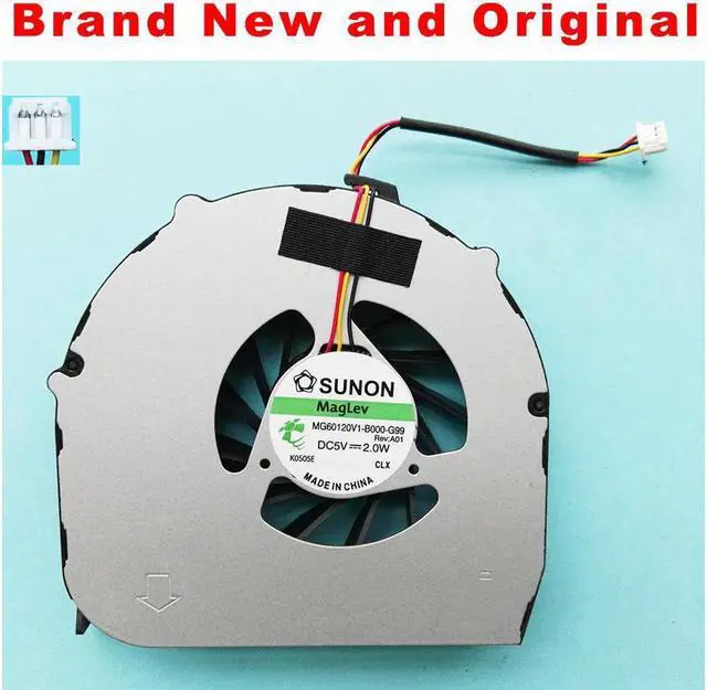 Main image of NEW ORIGINAL CPU COOLING FAN FOR SUNON MG60120V1-B000-G99 DC5V 2W 3PIN FAN COOLER