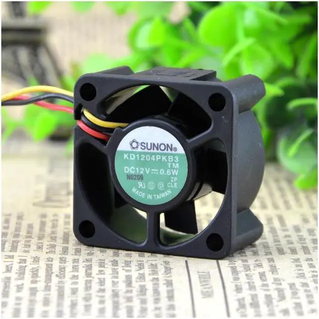 Main image of FOR SUNON 4020 4CM 12V 0.6W KD1204PKB2 3-wire Ball Cooling Fan