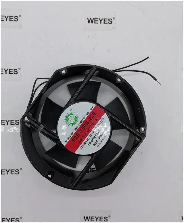 Alt view image 2 of 3 - F2E-150B-230 Axial Cooling Fan AC 220V-240V 0.22A 38W 2600RPM 17250 17cm 172*150*50mm 2 Wires 50\/60HZ
