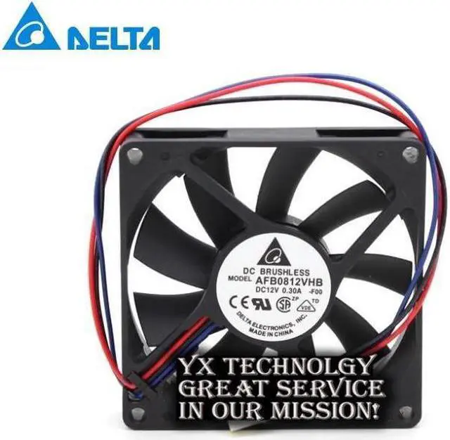 Main image of New chassis 80*80*15mm 8015 AFB0812VHB 12V 0.30A CPU cooling fans double ball for delta