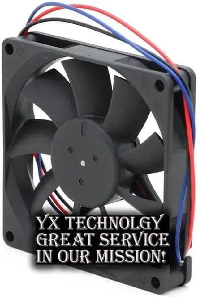 Alt view image 5 of 6 - New chassis 80*80*15mm 8015 AFB0812VHB 12V 0.30A CPU cooling fans double ball for delta