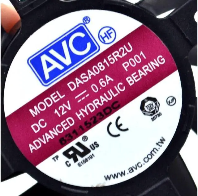 Alt view image 3 of 4 - New GTX460 550TI Four -pin video card cooling fan smart thermostat DASA0815R2U DC12V 0.60A 75mm diameter