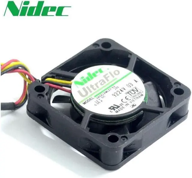 Alt view image 4 of 5 - Nidec   Original U40X12MLZ7-53 4010 4cm 12V 0.05A  quiet fan  40*40*10mm