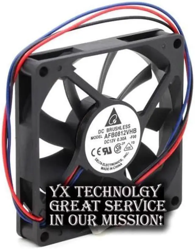 Alt view image 3 of 6 - New chassis 80*80*15mm 8015 AFB0812VHB 12V 0.30A CPU cooling fans double ball for delta