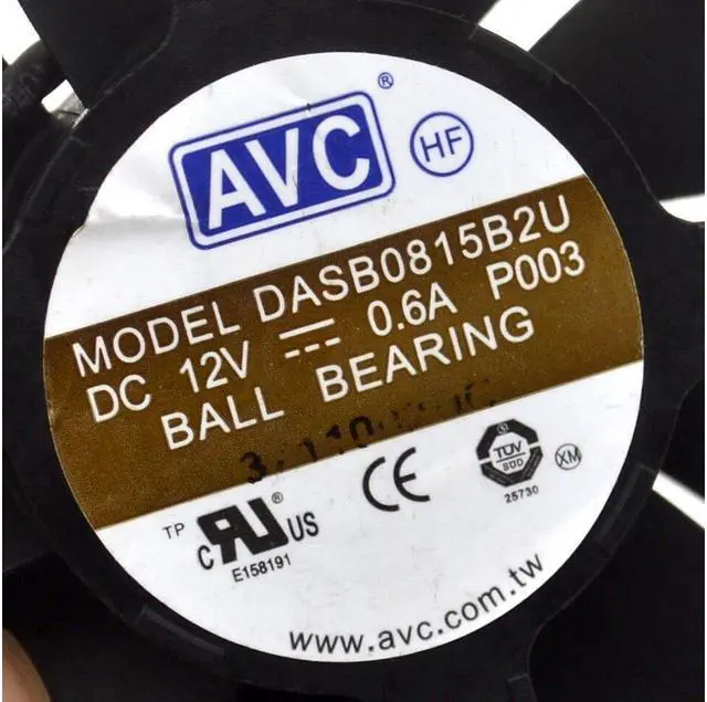 Alt view image 3 of 5 - video card fanTI GTX560  3 graphics card fan  0.6A DASB0815B2U