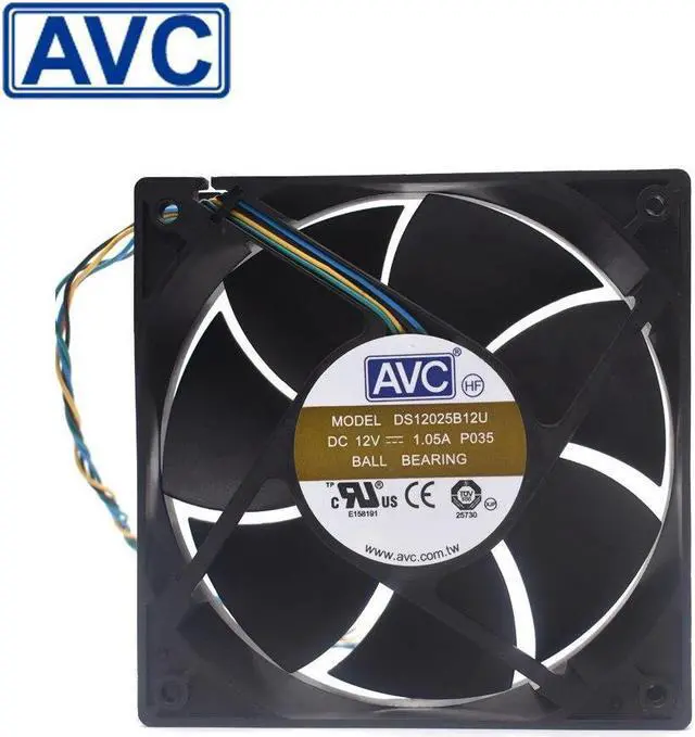 Main image of AVC Original  DS12025B12U 12025 12V 1.05A fPWM large air volume case fan cooling fan