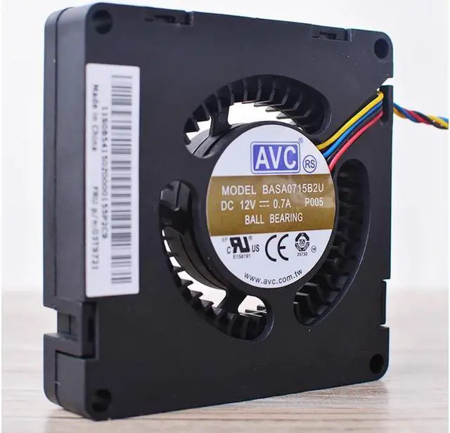 Alt view image 2 of 4 - 1pcs BASA0715B2U DC 12V 0.70A M92p 70mm cooling turbo fan 7015 70x70x15mm