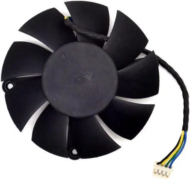 Alt view image 5 of 5 - video card fanTI GTX560  3 graphics card fan  0.6A DASB0815B2U