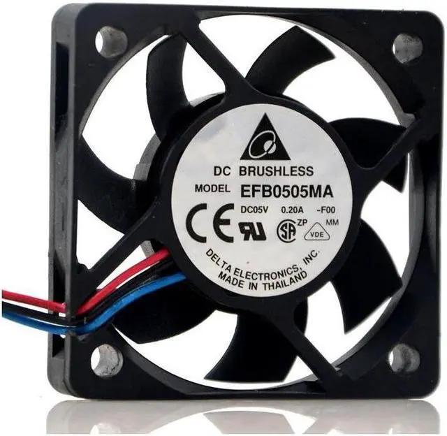 Alt view image 2 of 5 - 1pcs  5CM 5V 0.20A EFB0505MA 5010 USB silent cooling fan