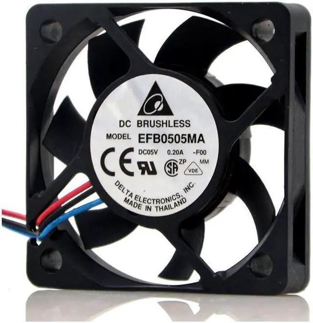 Alt view image 3 of 5 - 1pcs  5CM 5V 0.20A EFB0505MA 5010 USB silent cooling fan