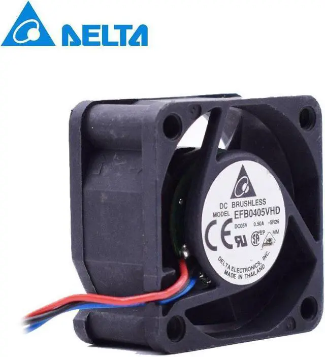 Alt view image 3 of 4 - Delta fan  EFB0405VHD 4020 4cm 5V 0.50A three line server chassis fan drive 40*40*20mm 50pcs\/lot