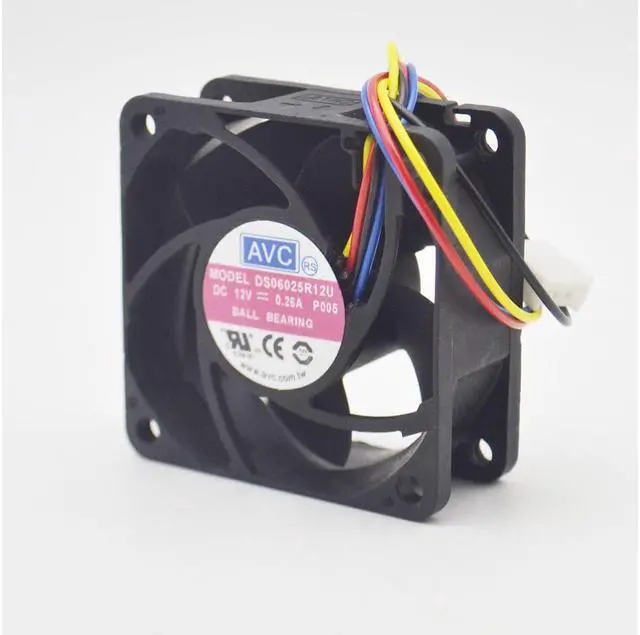 Alt view image 2 of 4 - original PWM cooling fan DS06025R12U 12V 0.7A 4 wire 6CM 6025 10pcs\/lot
