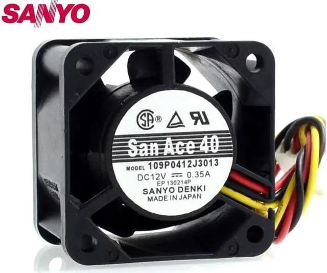 Main image of 1pcs The new 109P0412J3013 4028 4CM 12V 0.35A wind speed cooling fan  40*40*28mm
