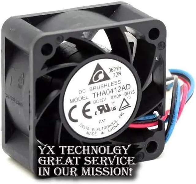 Alt view image 5 of 6 - Delta New THA0412AD 4cm 4020 12v 0.60A fan dual ball wind capacity for  40*40*20mm