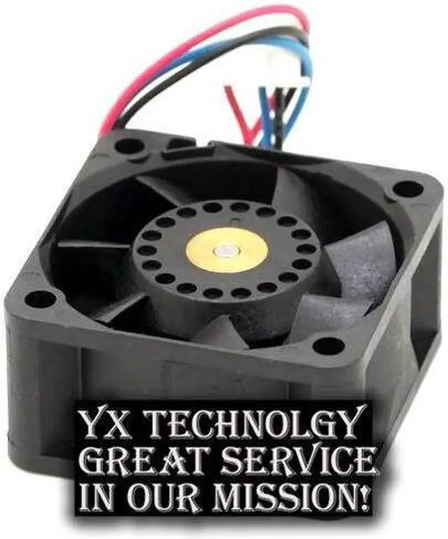 Alt view image 4 of 6 - Delta New THA0412AD 4cm 4020 12v 0.60A fan dual ball wind capacity for  40*40*20mm