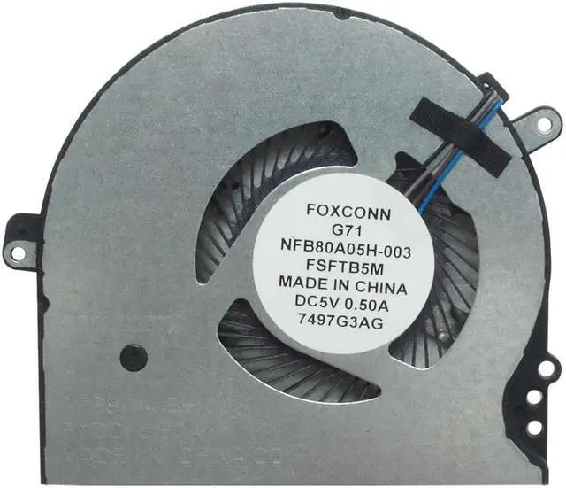 Alt view image 3 of 4 - New Laptop cpu Cooling Fan for HP 15-CC CC078TX CC593 CC707 CC708 CC710 CC714 CC715 laptops cooling fan cooler
