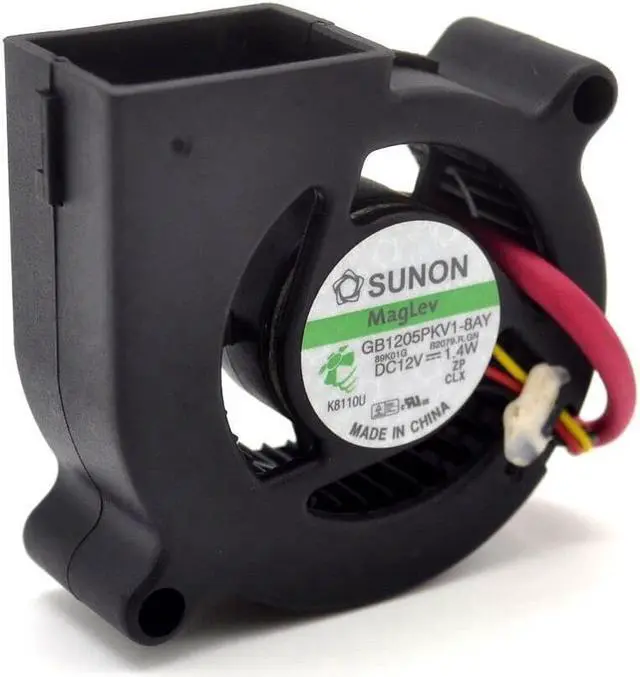 Alt view image 3 of 6 - camera cooling fan  GB1205PKV1-8AY 5cm 50mm DC 12V blower turbo