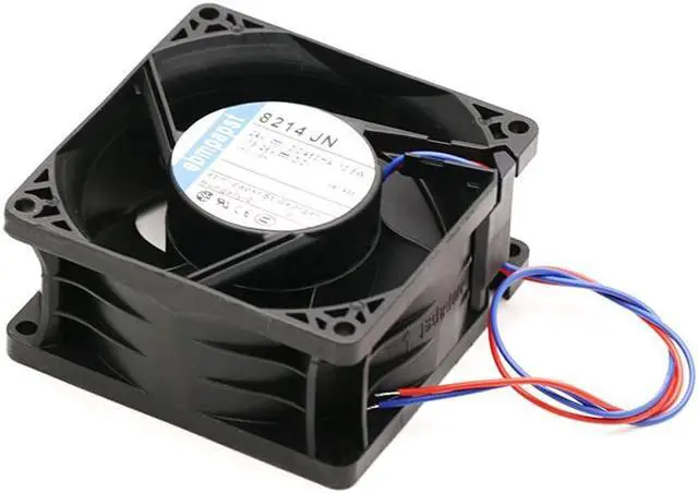 Alt view image 4 of 4 - 1pcs  DC 24V 10.8W 0.45A 8214JN Inverter Cooling Fan 8038 8CM 80*80*38mm 2 Wires