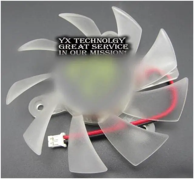 Alt view image 2 of 3 - video card fanNew Graphics card fan PLA08015S12HH 12V 0.35A 75mm diameter