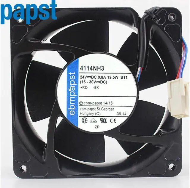 Main image of 1pcs 4114NH3 24V 19.5W High power cooling fan 12038 120*120*38MM server inverter