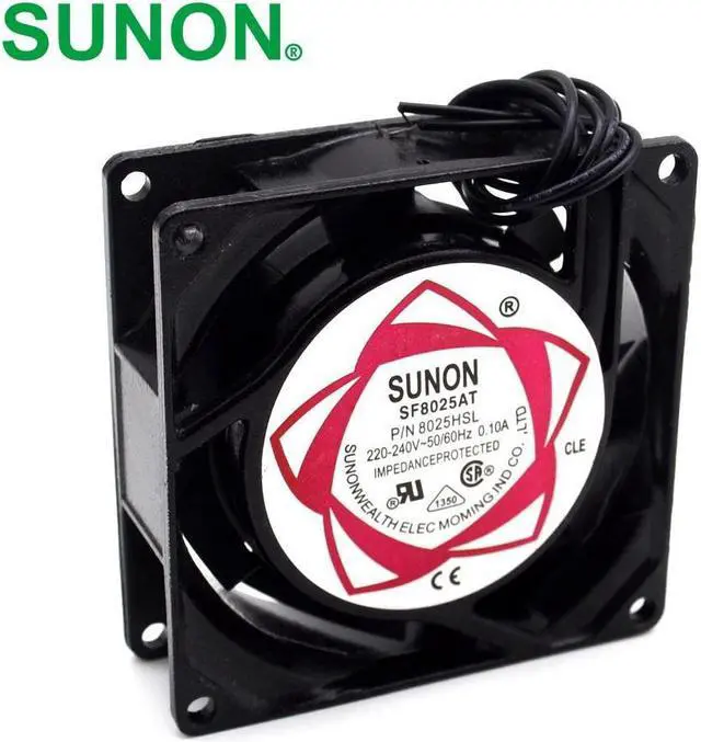 Main image of ! SF8025AT P\/N 2082HSL 220V AC fan blower  SLEEVE cooling fan axial fan 80*80*25mm