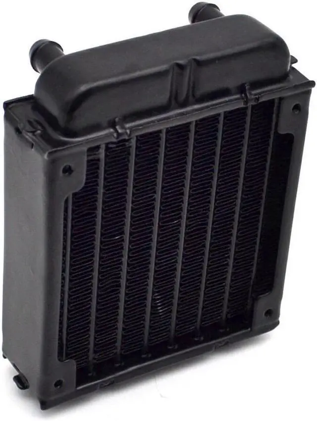 Alt view image 3 of 4 - 80mm pc water cooling radiator for computer Chip CPU GPU VGA RAM Laser cooling cooler Aluminum Heat Exchanger