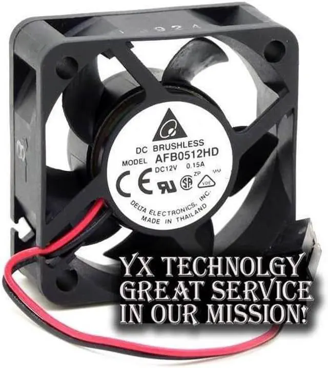 Alt view image 3 of 6 - Delta New 5CM AFB0512HD 12V 0.15A 5020 dual ball bearing cooling fan for  50 * 50 * 20mm