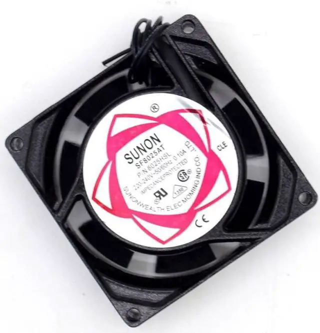 Alt view image 5 of 6 - ! SF8025AT P\/N 2082HSL 220V AC fan blower  SLEEVE cooling fan axial fan 80*80*25mm