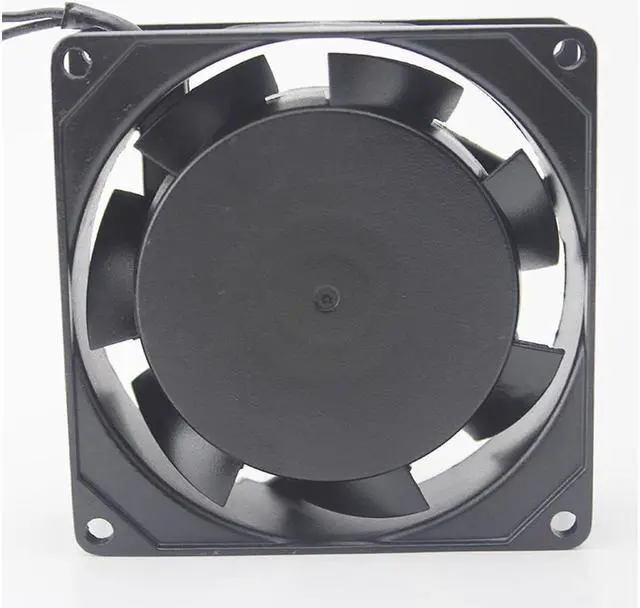 Alt view image 2 of 2 - 1pcs SF23080AT 2082HBL.GN fan AC 220V~230V Metal frame for fish tank cabinet cooling fan 8025 8cm 80mm