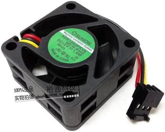 Alt view image 2 of 2 - SUNON cooling fan  KDE1204PKVX MS.M.B400 1.6W 12V for CISCO2950 2950-4 40*40*20MM