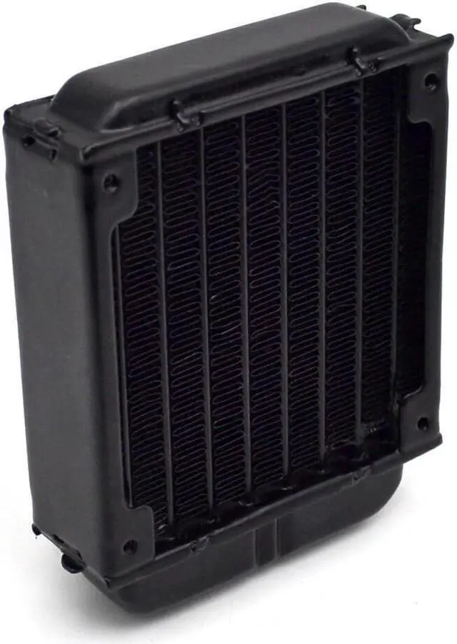 Alt view image 4 of 4 - 80mm pc water cooling radiator for computer Chip CPU GPU VGA RAM Laser cooling cooler Aluminum Heat Exchanger