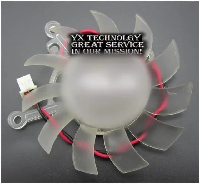 Alt view image 4 of 4 - video card fanNew 8600GT9500GT 9600GT Graphics card cooling fan MGA7012MR-A15 12V 0.13A Diameter 6.5cm