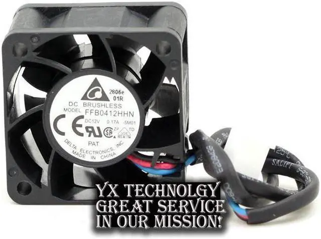 Alt view image 3 of 6 - 5pcs\/lot Original FFB0412HHN 4028 4cm 12V 0.17A 3 server cooling fan for Delta 40 * 40 * 28mm