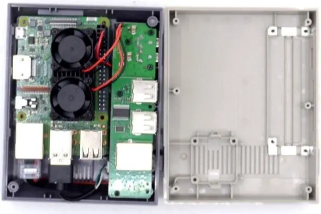 Alt view image 5 of 6 - High quality dual fan cooling kit with copper For Raspberry Pi 3  2 Model BB+ NESPi Retroflag