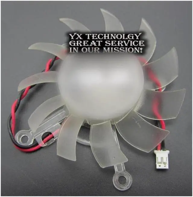 Alt view image 2 of 4 - video card fanNew 8600GT9500GT 9600GT Graphics card cooling fan MGA7012MR-A15 12V 0.13A Diameter 6.5cm