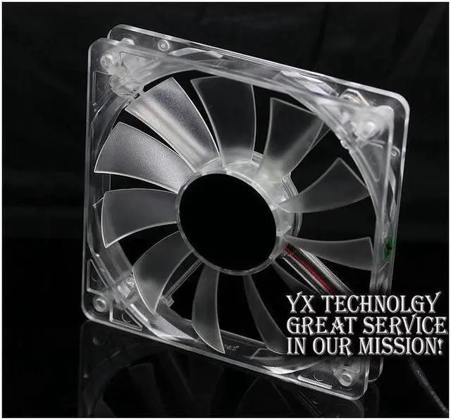 Alt view image 2 of 2 - New Silent 12025 slim chassis fan 12025 thin 12CM 12VDC for led light 12025  120*120*25MM