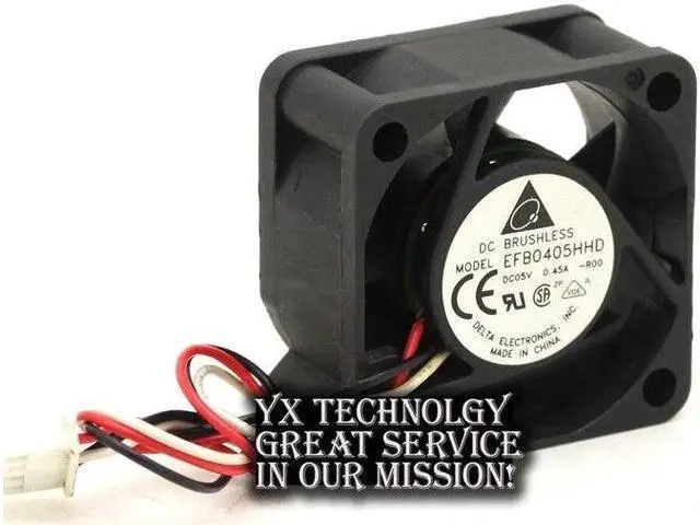 Alt view image 2 of 6 - New EFB0405HHD 4020 5V 0.45A 4cm stall alarm dual ball bearing fan switch for Delta 40*40*20mm